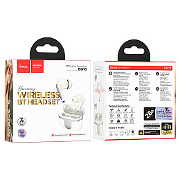 Бездротова гарнітура Hoco EQ10 Harmony TWS LED BT v5.3 Білий (33482_3161447)