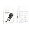 Автомобильное зарядное устройство Borofone BZ24 Clever single port 1USB-C QC3.0/PD20W Transparent Black