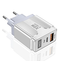 Зарядное устройство XON PowerCharge 20W PD20 USB Type-C White (PCWA020020A1С1W 6143)