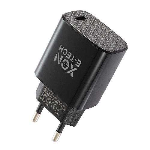 Зарядное устройство XON PowerCharge 20W PD20 USB Type-C Черный (PCWB020020A0С1B 6150)