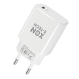 Зарядное устройство XON PowerCharge 20W PD20 USB Type-C White (PCWB020020A0С1W 6167)
