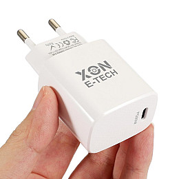 Зарядное устройство XON PowerCharge 20W PD20 USB Type-C White (PCWB020020A0С1W 6167)