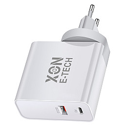 Зарядное устройство XON PowerCharge 65W PD65 USB Type-C White (PCCW0065AC0W 5924)