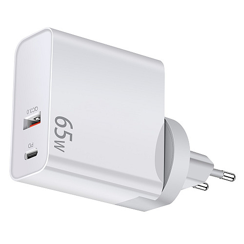 Зарядное устройство XON PowerCharge 65W PD65 USB Type-C White (PCCW0065AC0W 5924)