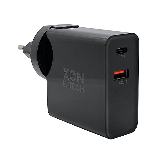 Зарядное устройство XON PowerCharge 48W PD45 USB Type-C Black (PCCW0045AC0B 5900)