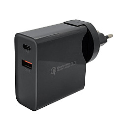 Зарядное устройство XON PowerCharge 48W PD45 USB Type-C Black (PCCW0045AC0B 5900)
