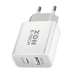 Зарядное устройство XON PowerCharge 25W PD25 USB Type-C White (PCCW0025AC0W 5894)