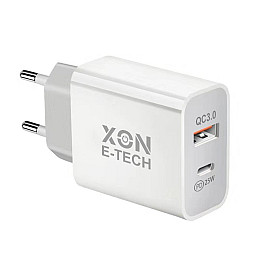 Зарядное устройство XON PowerCharge 25W PD25 USB Type-C White (PCCW0025AC0W 5894)