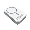 Портативна магнітна бездротова батарея XON PowerBank Magsafe 10000 mAh 15W Білий (YC1W2 7768)