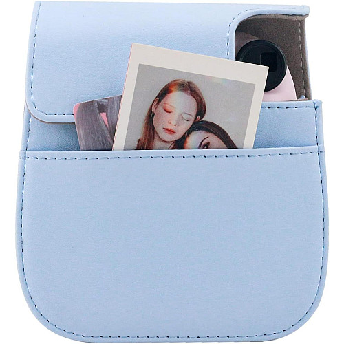 Чохол для фотоапарата Fujifilm Instax Mini 12/11 з карманчиком Голубий (2148686493)