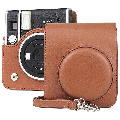 Чохол для фотоапарата Fujifilm Instax Mini 40 Коричневий (2148686523)
