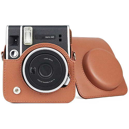 Чохол для фотоапарата Fujifilm Instax Mini 40 Коричневий (2148686523)