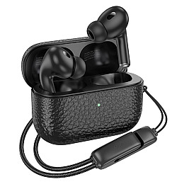 Беспроводные наушники Hoco EQ9 Duke true wireless ANC Noise Reduction Bluetooth V5.3 300mAh Black (33483_3161450)