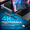 Адаптер многопортовый для ноутбука SBT group 6в1 14 см (Hub-6/1)