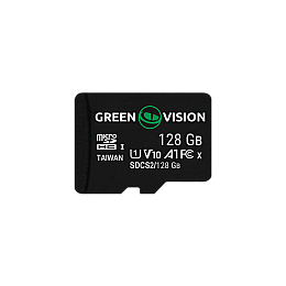 Карта пам'яті GreenVision microSDXC 128 GB Class10 без адаптера