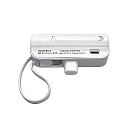 Портативная мини-батарея XON PowerBank MiniCharge 5000 mAh USB Type-C + USB Type-C Белый (DC5CC 6747)