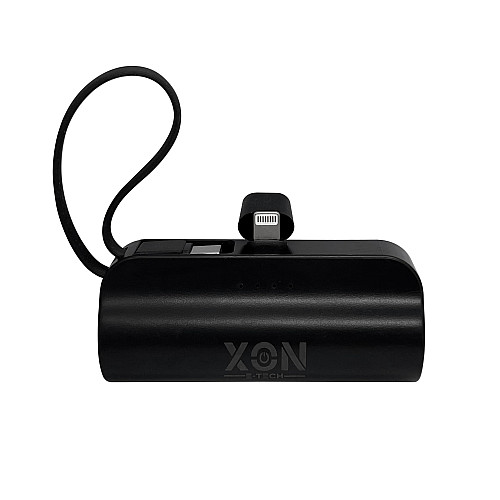 Портативная мини-батарея XON PowerBank MiniCharge 5000 mAh Lightning + USB Type-C Черный (DC5LC 6754)
