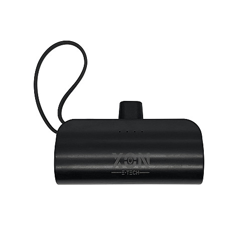Портативная мини-батарея XON PowerBank MiniCharge 5000 mAh Lightning + USB Type-C Черный (DC5LC 6754)