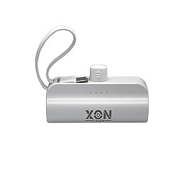 Портативная мини-батарея XON PowerBank MiniCharge 5000 mAh Lightning + USB Type-C Белый (DC5LC 6761)