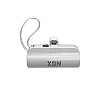 Портативная мини-батарея XON PowerBank MiniCharge 5000 mAh Lightning + USB Type-C Белый (DC5LC 6761)