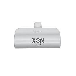 Портативная мини-батарея XON PowerBank MiniCharge 5000 mAh USB Type-C Белый (DC5CE 6785)