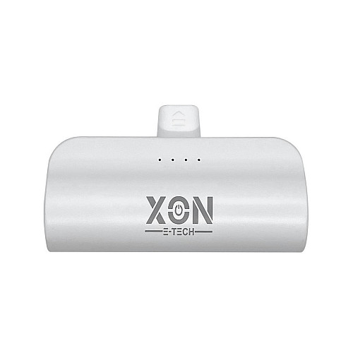 Портативна міні-акумуляторна батарея XON PowerBank MiniCharge 5000 mAh Lightning Білий (DC5LE 6808)