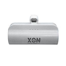 Портативная мини-батарея XON PowerBank MiniCharge 5000 mAh Lightning Белый (DC5LE 6808)