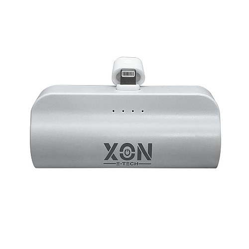 Портативна міні-акумуляторна батарея XON PowerBank MiniCharge 5000 mAh Lightning Білий (DC5LE 6808)