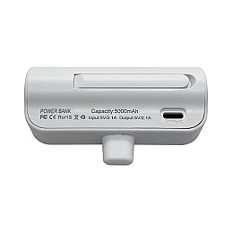 Портативная мини-батарея XON PowerBank MiniCharge 5000 mAh Lightning Белый (DC5LE 6808)