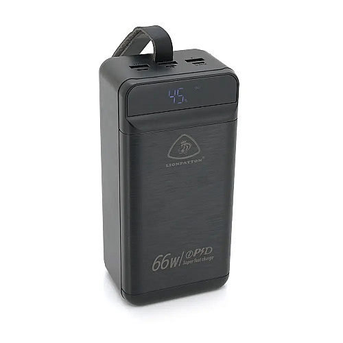 Універсальна зарядна батарея Power Bank LionPatton 60000Mah Чорний