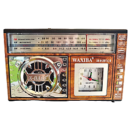 Акумуляторний радіоприймач Waxiba XB-961BT-C-S з сонячною панеллю