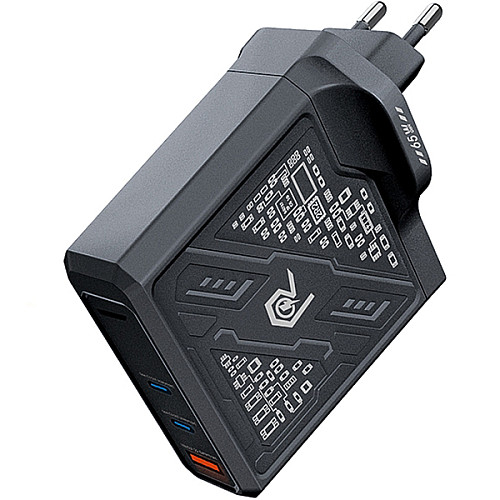 Зарядное устройство Remax Mecha Warrior Series 65W 2C+1A GaN RP-U108 02 Project