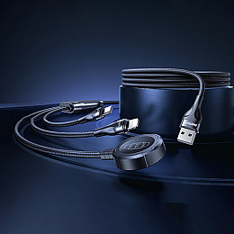 Кабель для зарядки телефона 3в1 Remax Wochy Series RC-C169 A-C+L+W 120 см