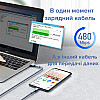 Кабель зарядки Remax Jany RC-124a USB 2.0 Type-C 2.4A Серый 1 м
