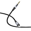 Кабель Borofone BL19 AUX 3.5мм to Type-C 1 м Black