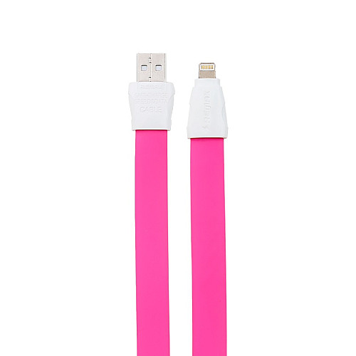 Кабель для зарядки USB Remax RC-011i 2.1A USB-LightningFlat Full Speed II 1 м Pink