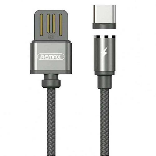 Магнітний кабель для зарядки USB Remax RC-095a Gravity USB-Type C 1 м Black