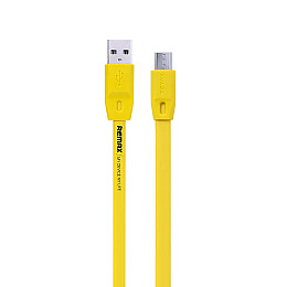 Кабель для зарядки Remax RC-001 м Full Speed USB-МicroUSB 1 м Yellow