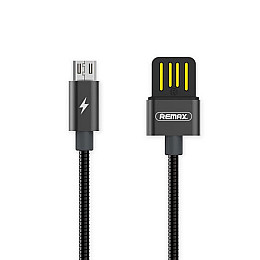 Кабель для зарядки Remax RC-080m Serpent USB-МicroUSB 1 м Black