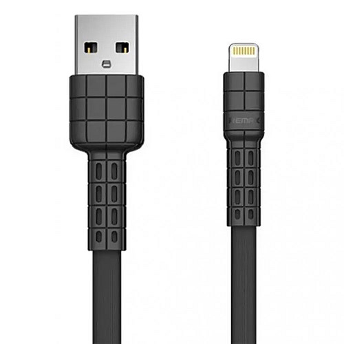 Кабель для зарядки та передачі даних Remax RC-116i Armor USB-Lightning 2.4А 1 м Black