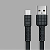 Кабель для зарядки та передачі даних Remax RC-116i Armor USB-Lightning 2.4А 1 м Black