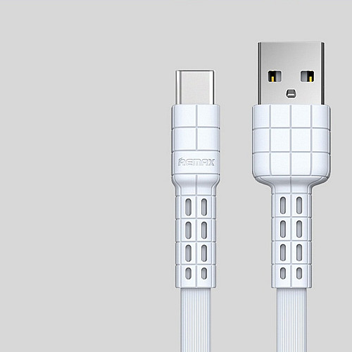 Кабель для зарядки та передачі даних Remax RC-116i Armor USB-Lightning 2.4А 1 м Білий