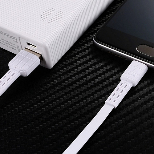 Кабель для зарядки та передачі даних Remax RC-116i Armor USB-Lightning 2.4А 1 м Білий
