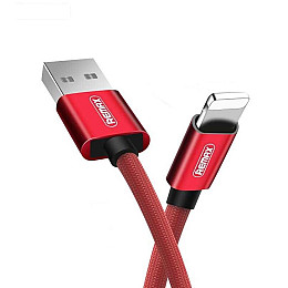 Кабель для зарядки USB Remax RC-091i Fabric USB-Lightning 1 м Red
