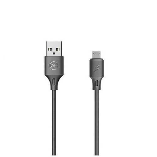 Кабель для зарядки WK WDC-092 м USB-МicroUSB 2.1А 2 м Black