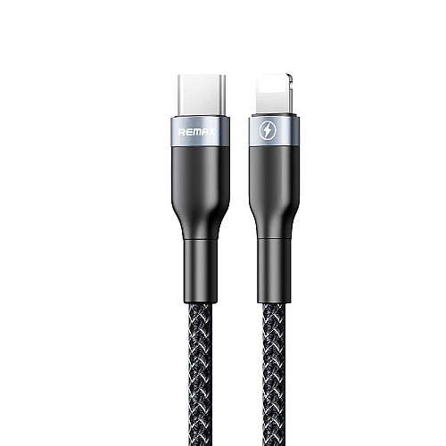 Кабель для зарядки и передачи данных Remax RC-009i Sury Series 2 18W Type C-Lightning 2A 1 м Black