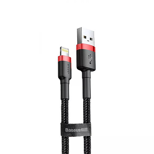 Кабель для зарядки та передачі даних BASEUS Cafule USB-Lightning 2.4A 1 м Black