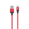 Кабель для зарядки USB Hoco X14 Times SpeedUSB-Type C 2.4A 1 м Красно-черный