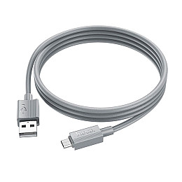 Кабель для зарядки USB Hoco X107 USB-МicroUSB 2.4A 1 м Grey