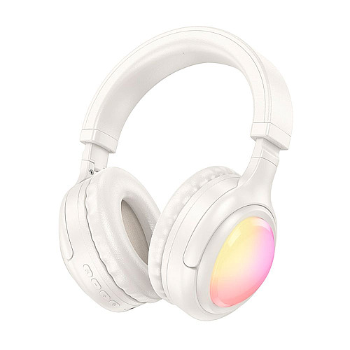 Бездротові навушники Hoco W48 Focus 400 мАг Bluetooth V5.3 Type-C Білий (33708_3259167)